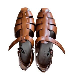 Old Navy Brown Woven Fisherman Sandals | New Without Box | Size 8